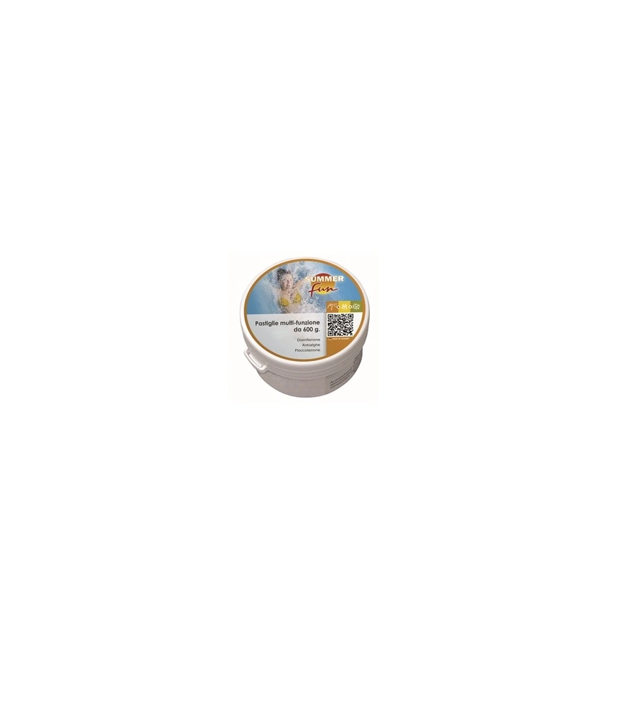 Cloro per piscina in pastiglie multifunzione bestway da 600 gr - cod. 59036
